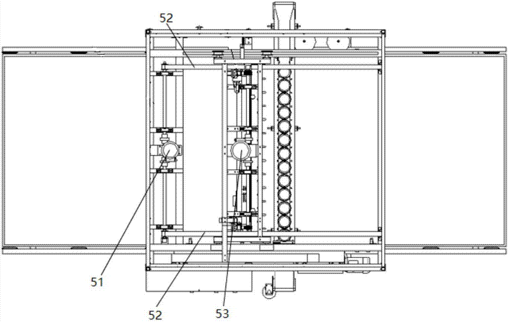 Potting fixed-distance bothway jumping-moving device