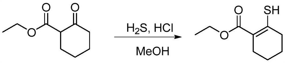 Preparation method of sulfydryl alkenyl ester compound