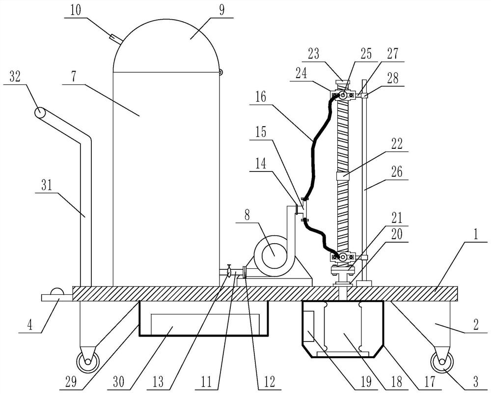 Automatic grout spraying facility for laying wet masonry stone retaining wall