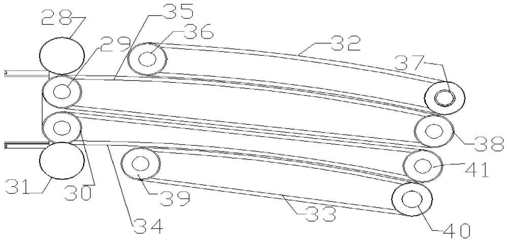 A kind of preparation equipment and method of prefabricated body with bent section