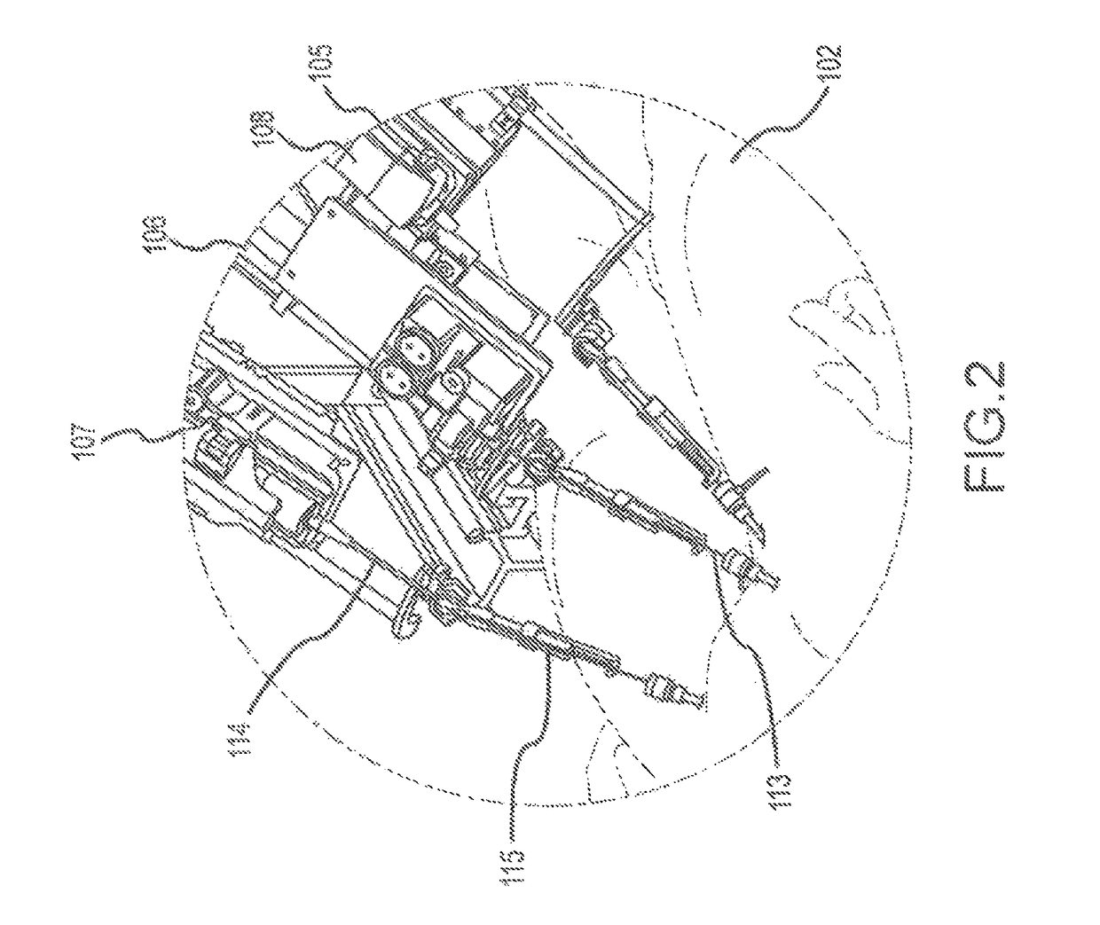 Suspension system for remote catheter guidance