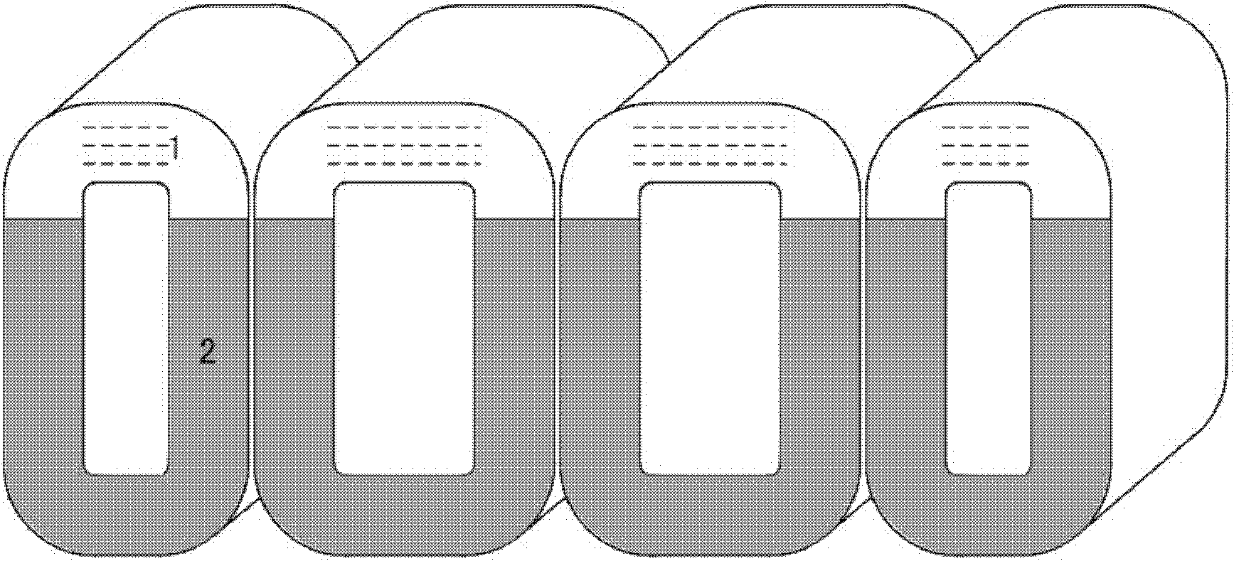 Amorphous iron core, manufacturing method thereof and transformer with high performance, low noise and low cost