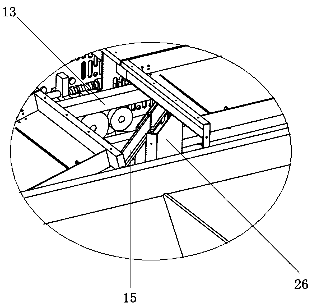 Crawler-type circulating logistics sorter