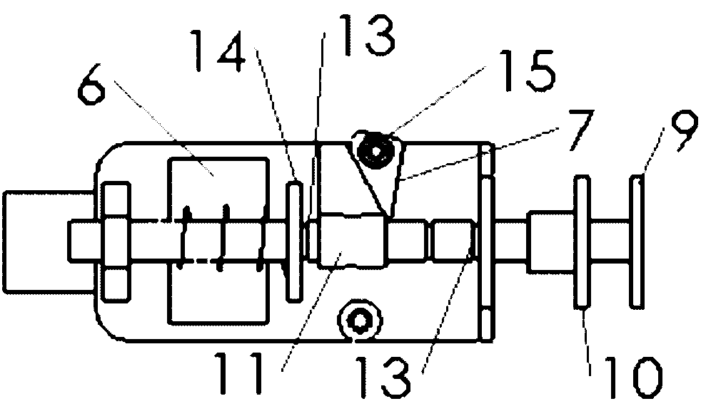 Crank type underwater robot ejection device