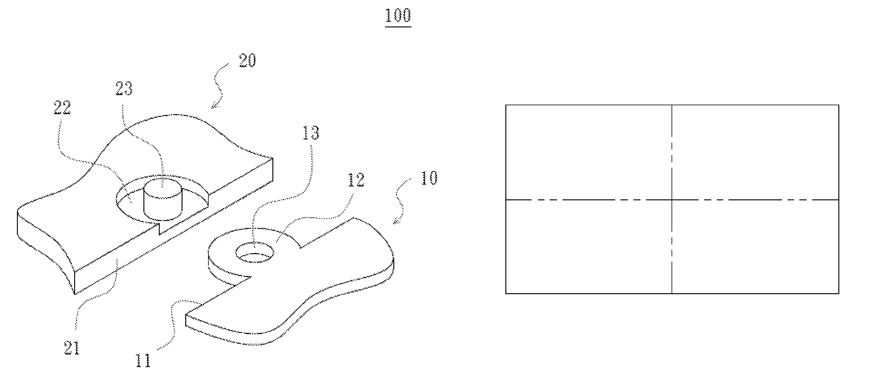 Back plate of liquid crystal display module and splice structure thereof