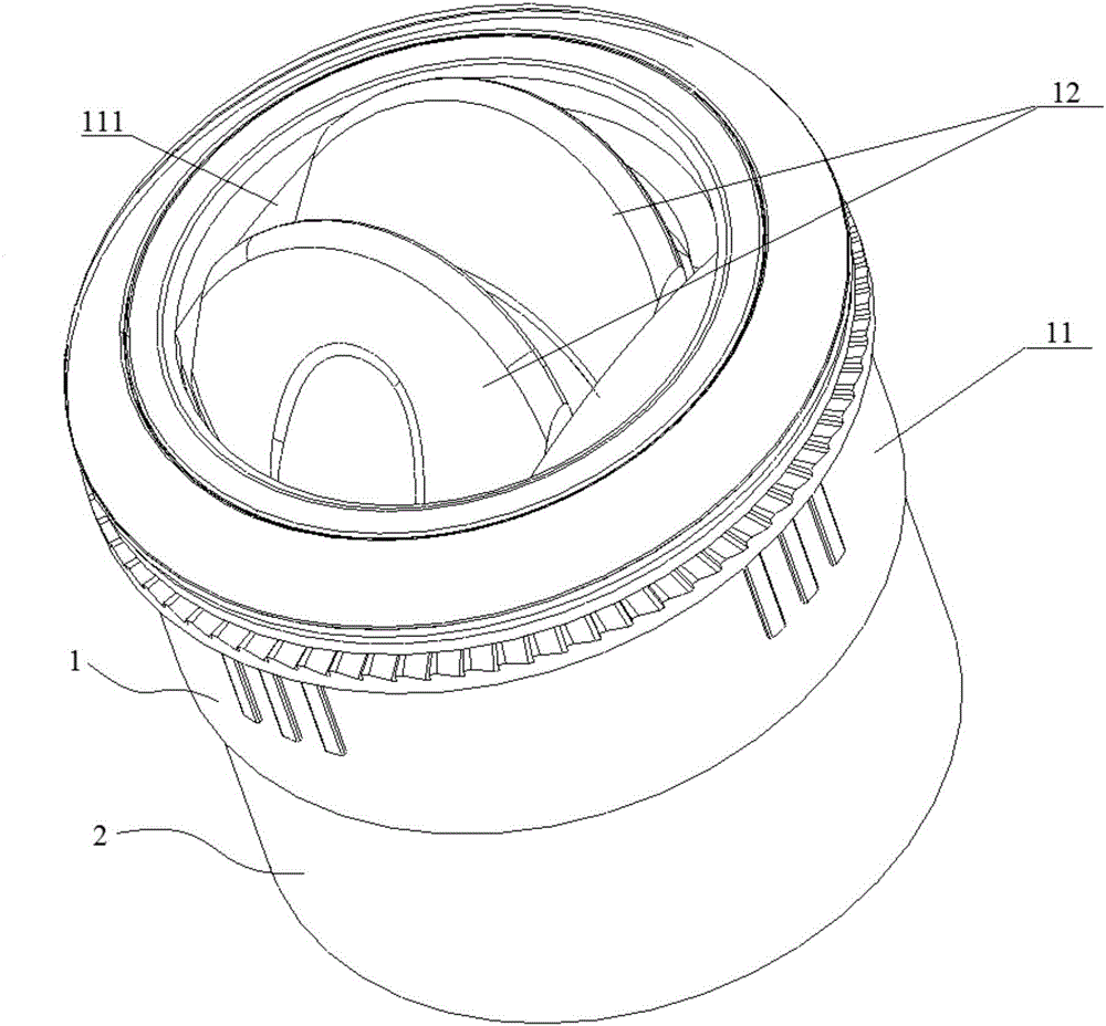 Air outlet device, air conditioner and engineering machinery