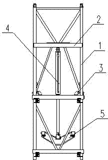 Anti-fall control device for tower crane lifting