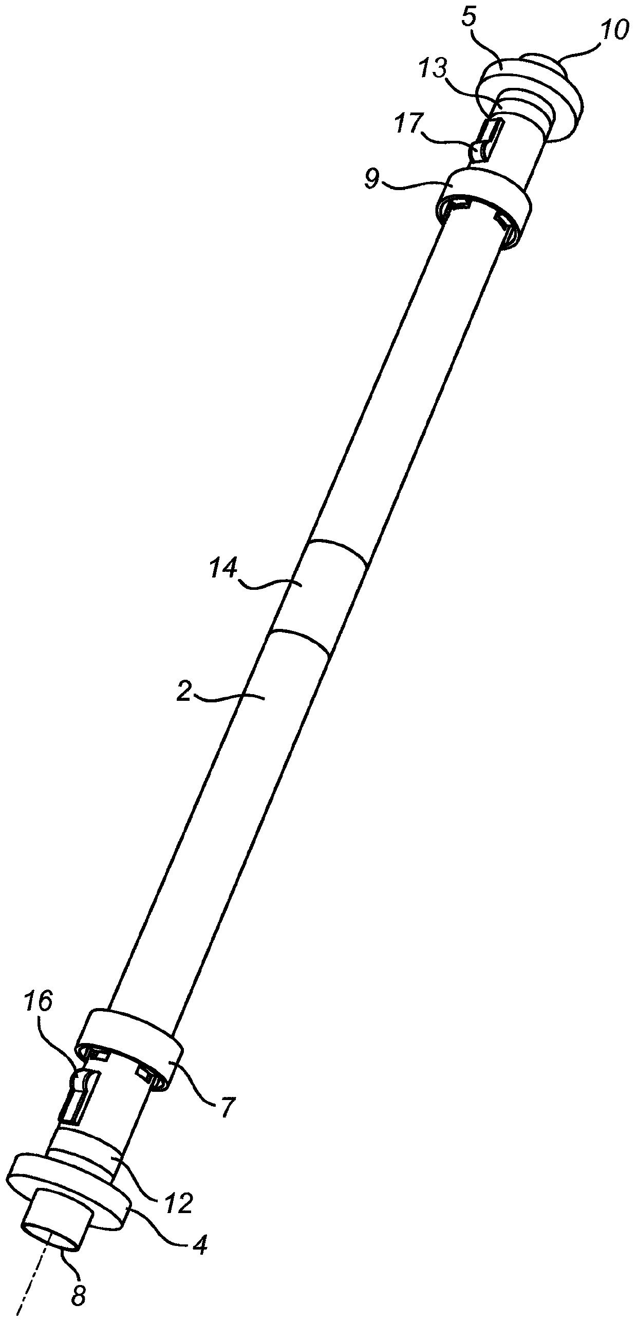 Calorimetric probe and a method for calorimetric measurement