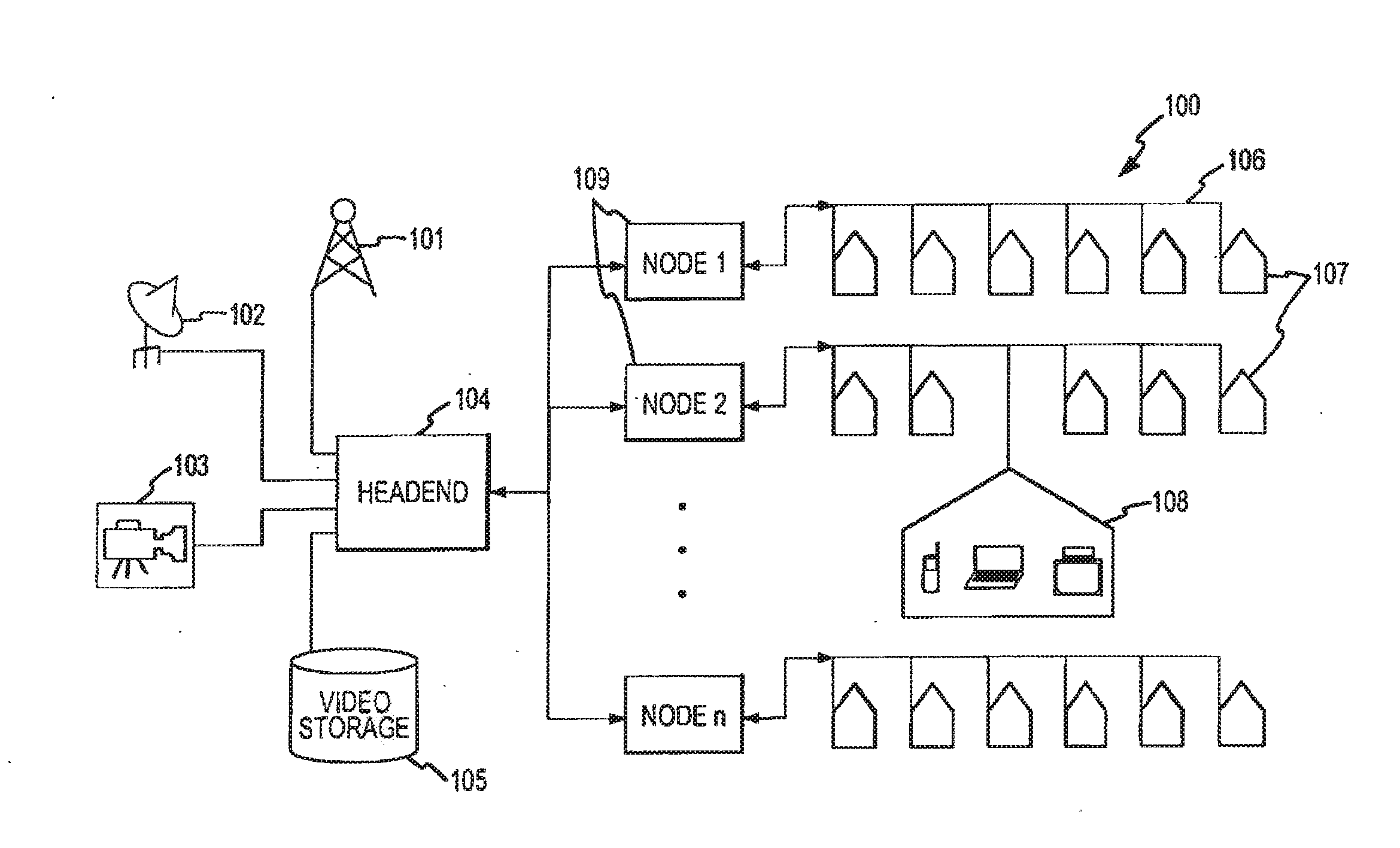 Intelligent targeting of tags in a broadcast network