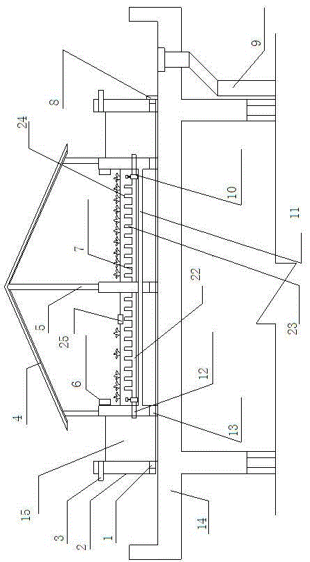 Rainwater collection and powerless intelligent irrigation system of ecological green roof of building