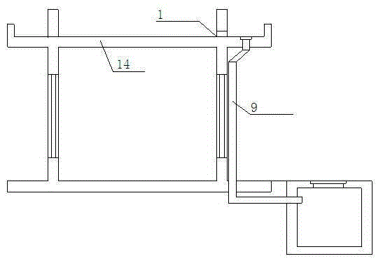 Rainwater collection and powerless intelligent irrigation system of ecological green roof of building