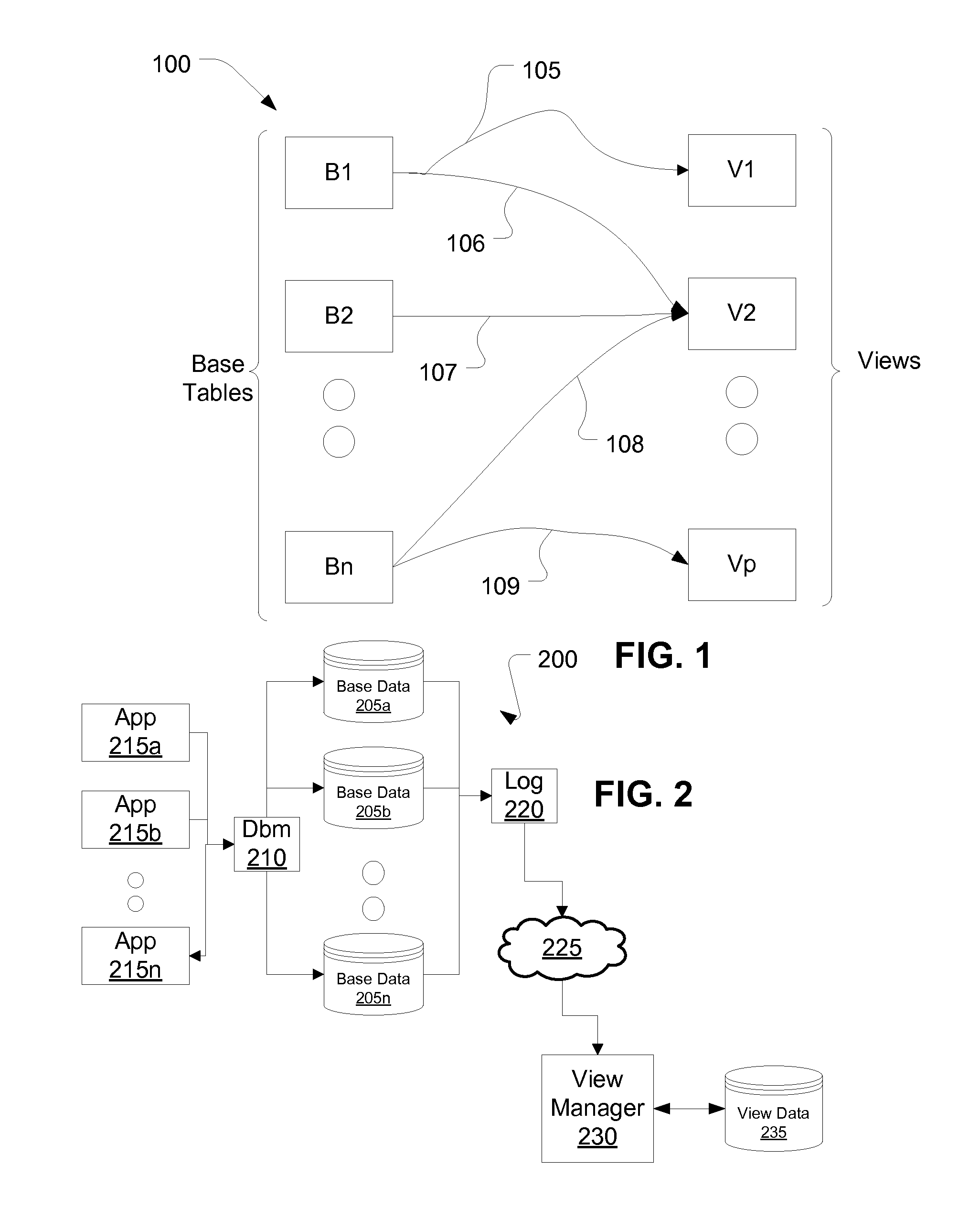 Controlled parallel propagation of view table updates in distributed database systems