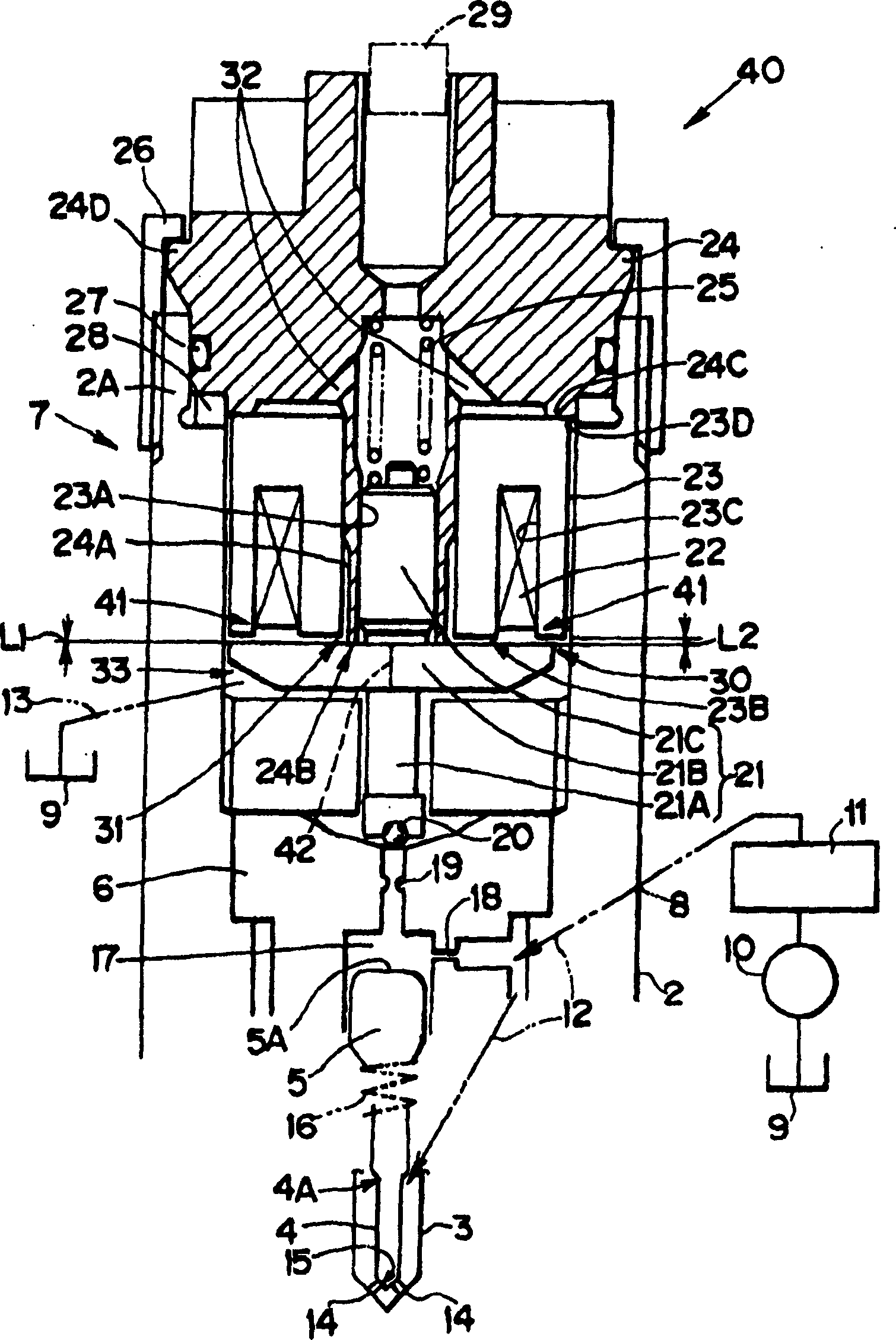 Fuel shooting valve