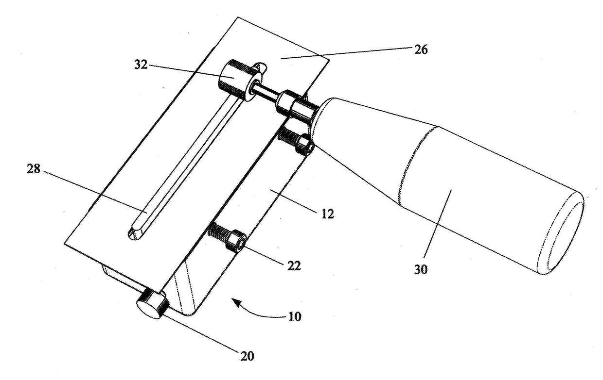 Precision Clamping Apparatus for Sanding Acoustic Guitar Saddles