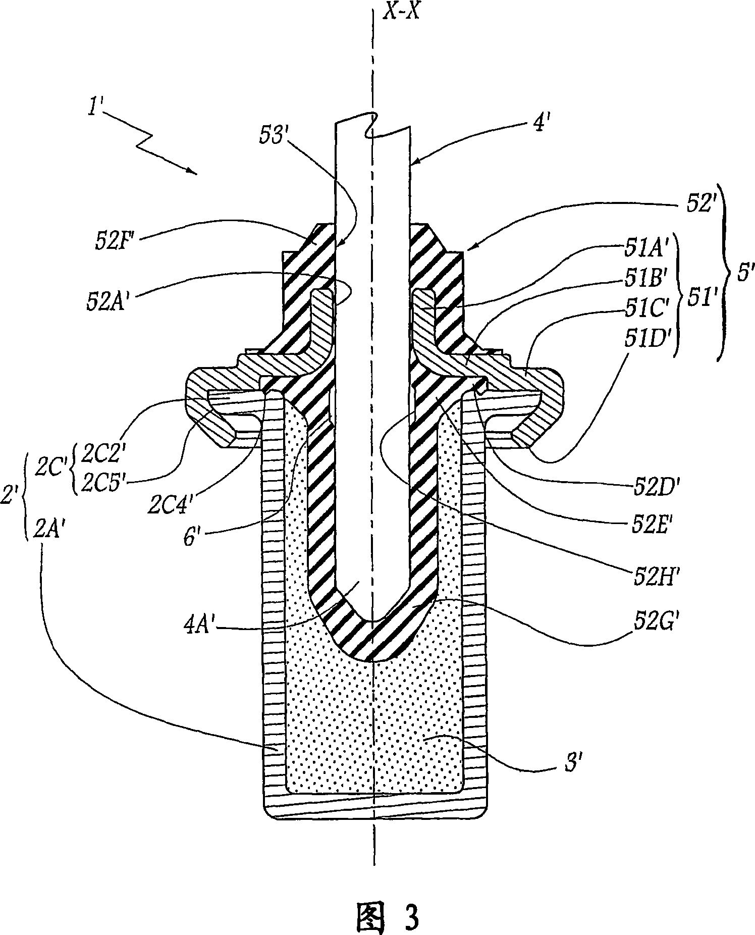 Thermostatic element, in particular, for a cooling circuit and a method for the production thereof