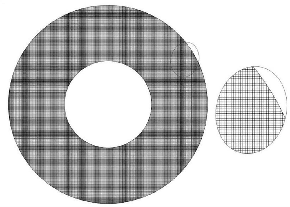 Preparation process of two-dimensional annular phased array ultrasonic transducer