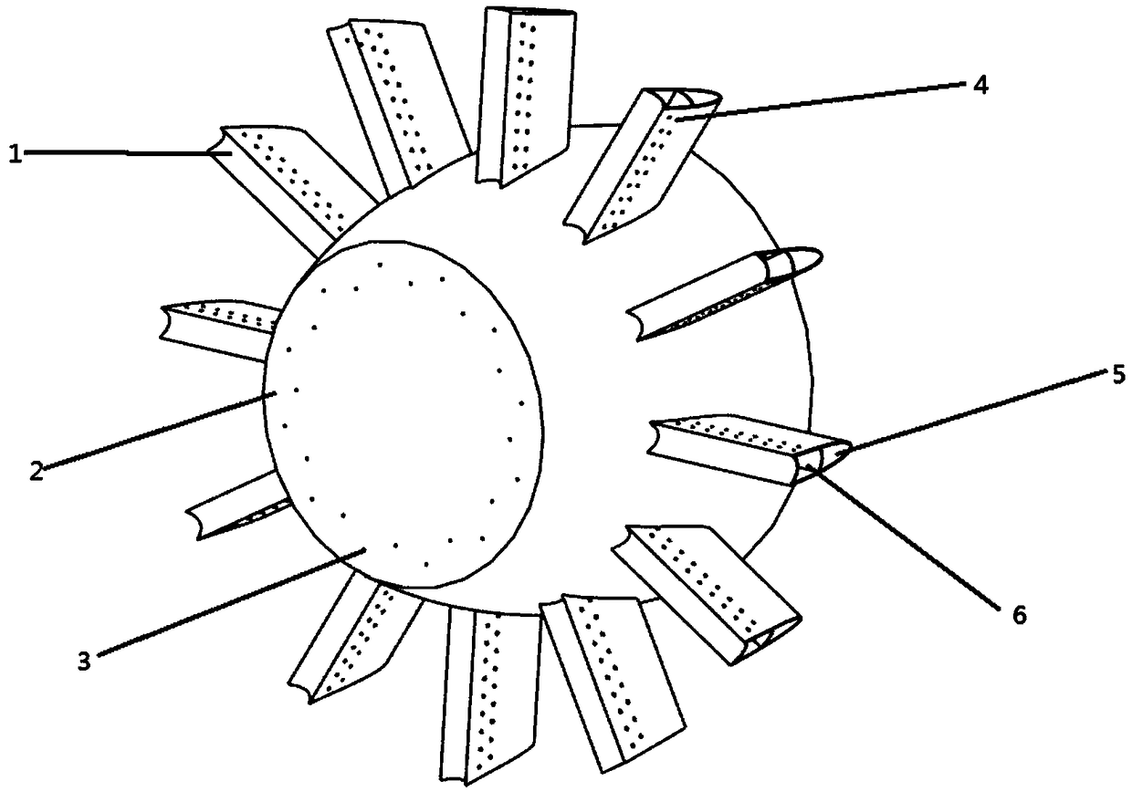 Integrated afterburner with double oil circuits and truncated central cone structure