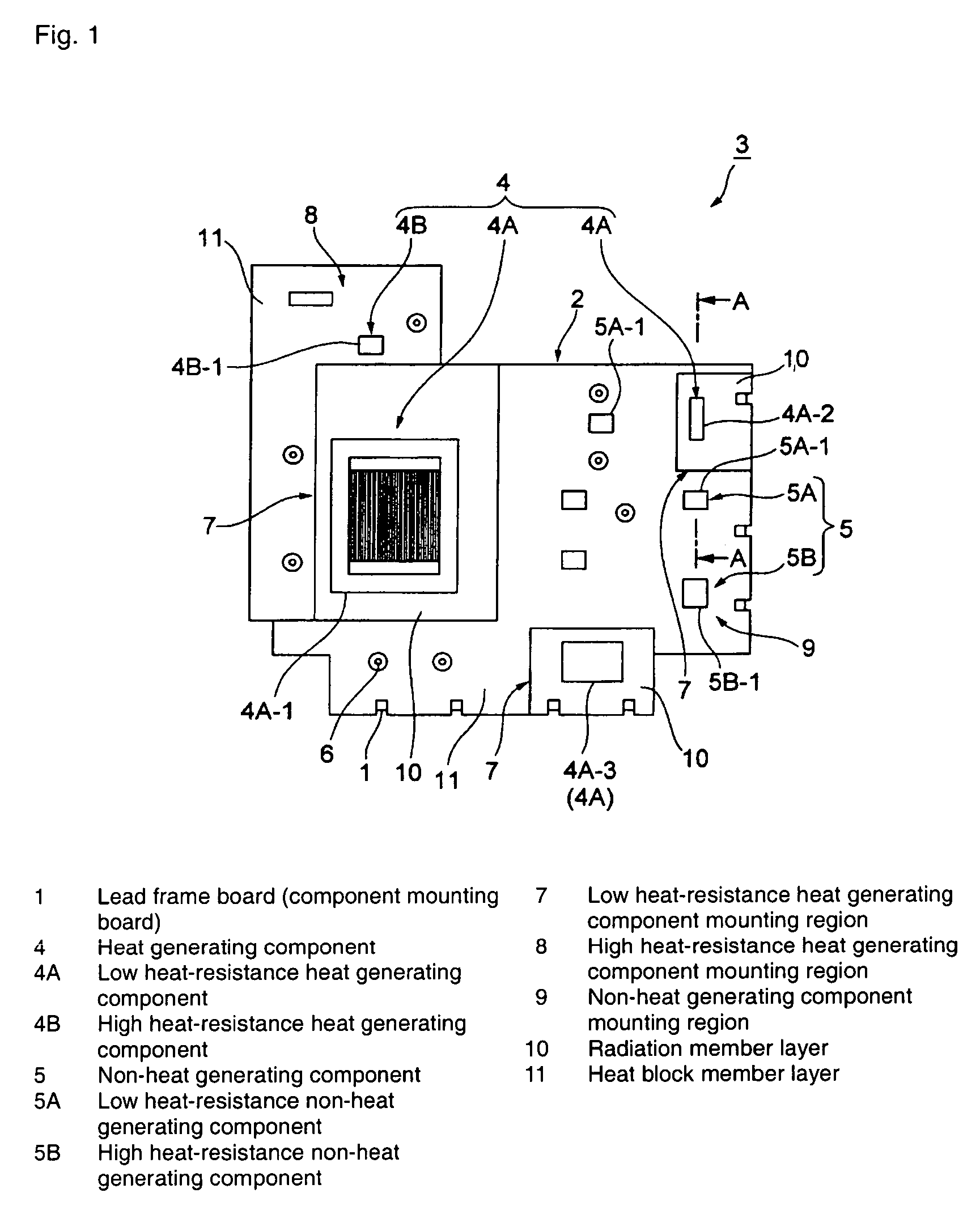 Component mounting board structure and production method thereof