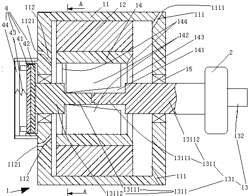 Motor with brake and overload protection