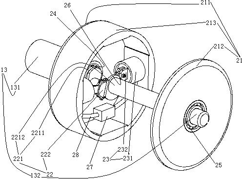 Motor with brake and overload protection