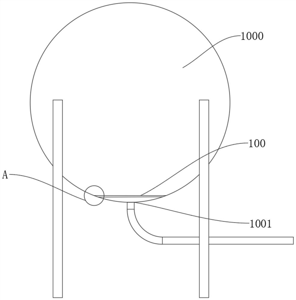 Spherical tank manhole anti-corrosion device and installation method of anti-corrosion device