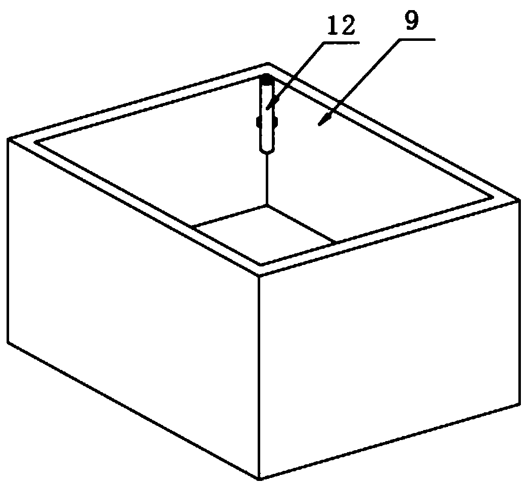 Fluid driving type urine medical examination device