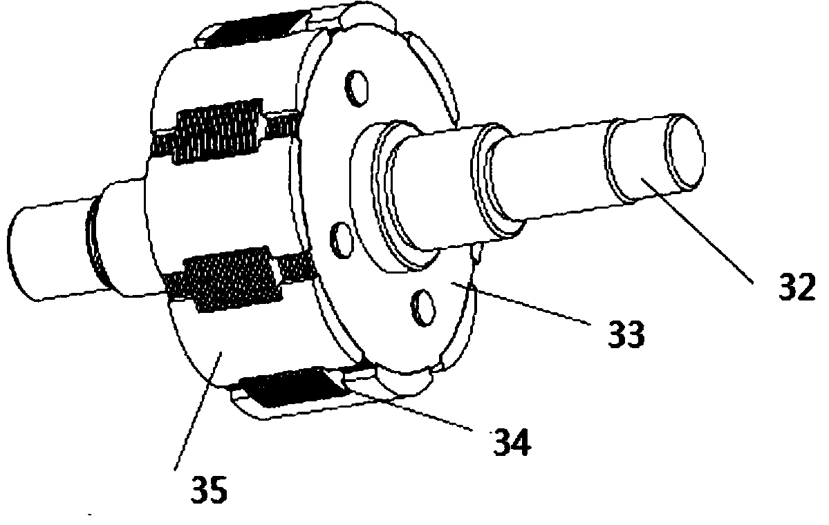 Special film pasting device for veneer