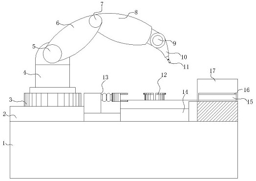 Welding device for bearing processing and with angle adjustment function