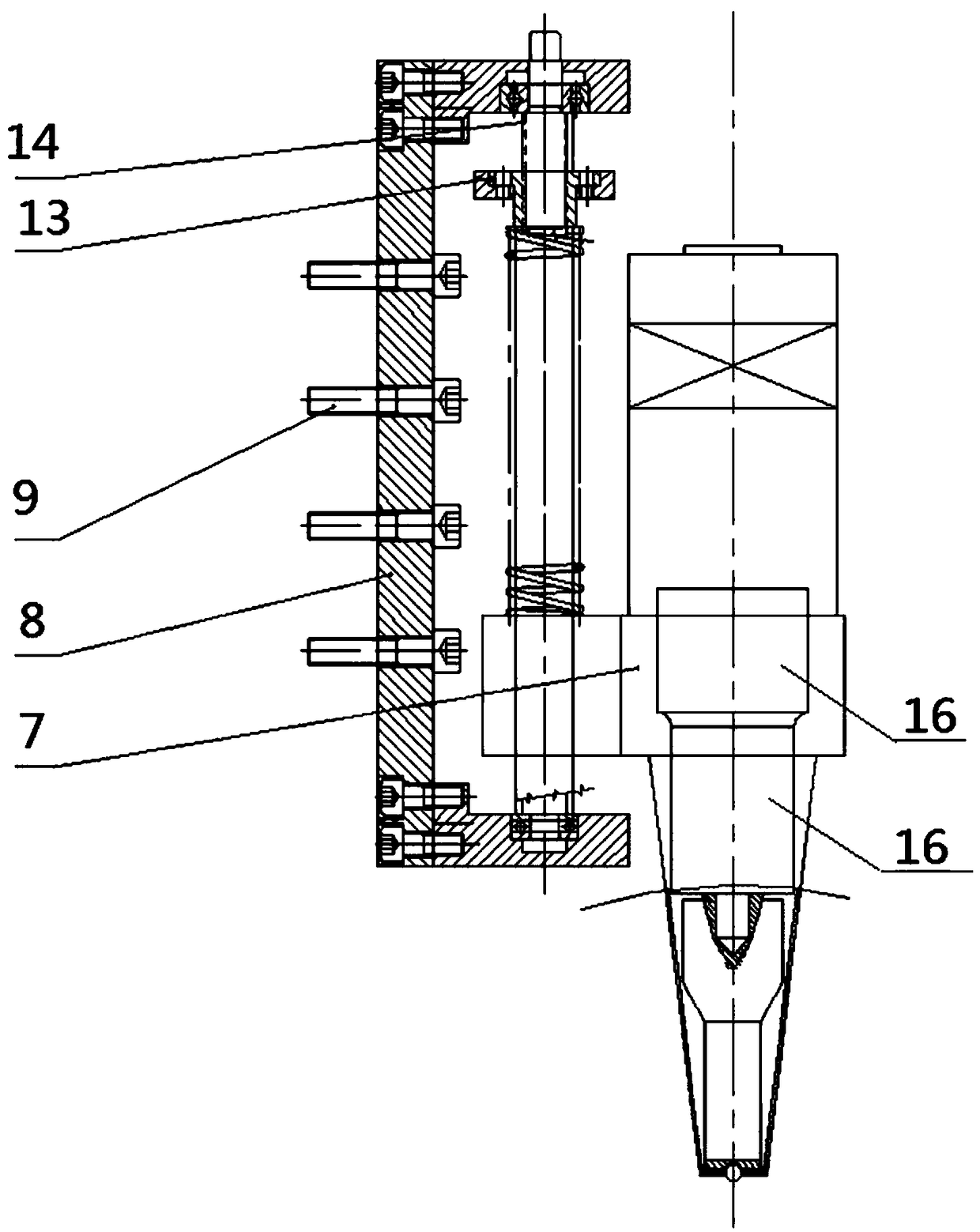 Ultrasonic impact device