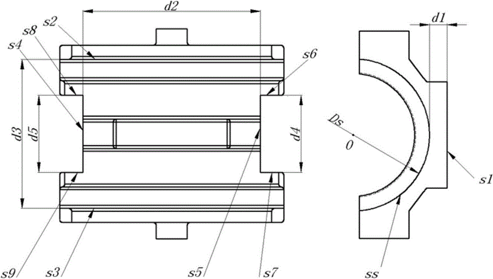 Adapter on-line detection system based on surface structured light