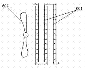 Water circulation method used in laboratory circulation-water-type water distiller