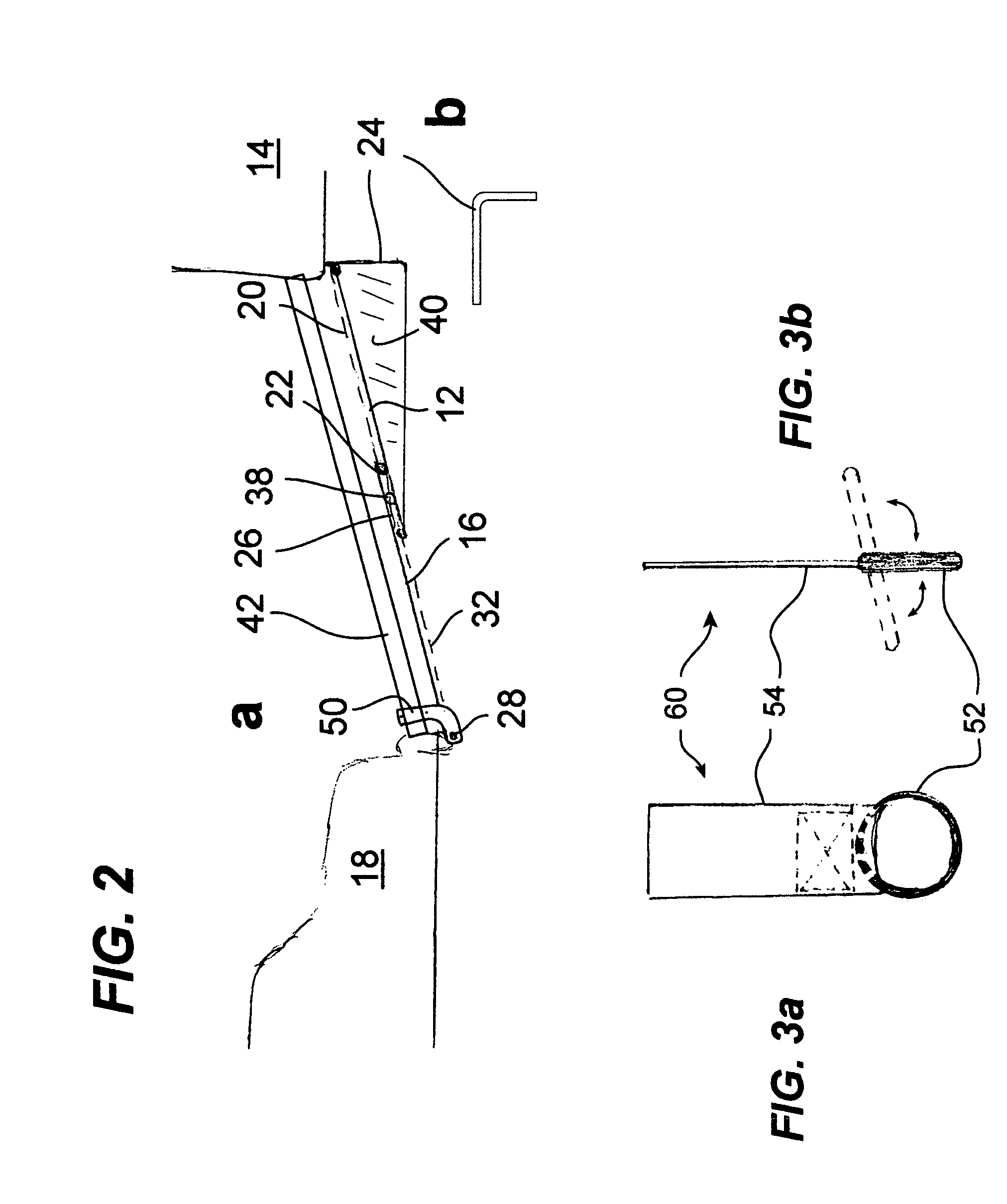 Articulated protective tarpaulin for towed vehicle