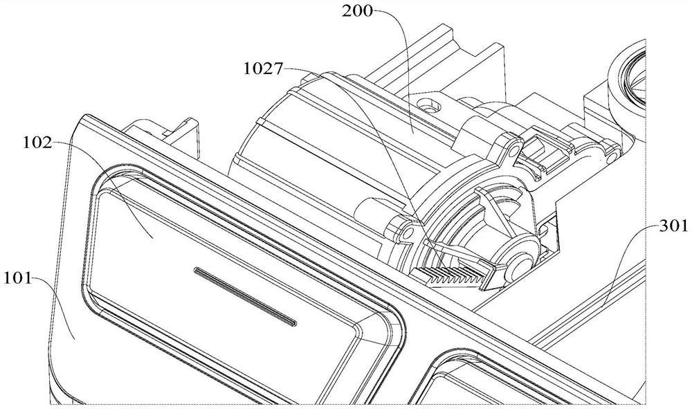 Feeding device and washing equipment