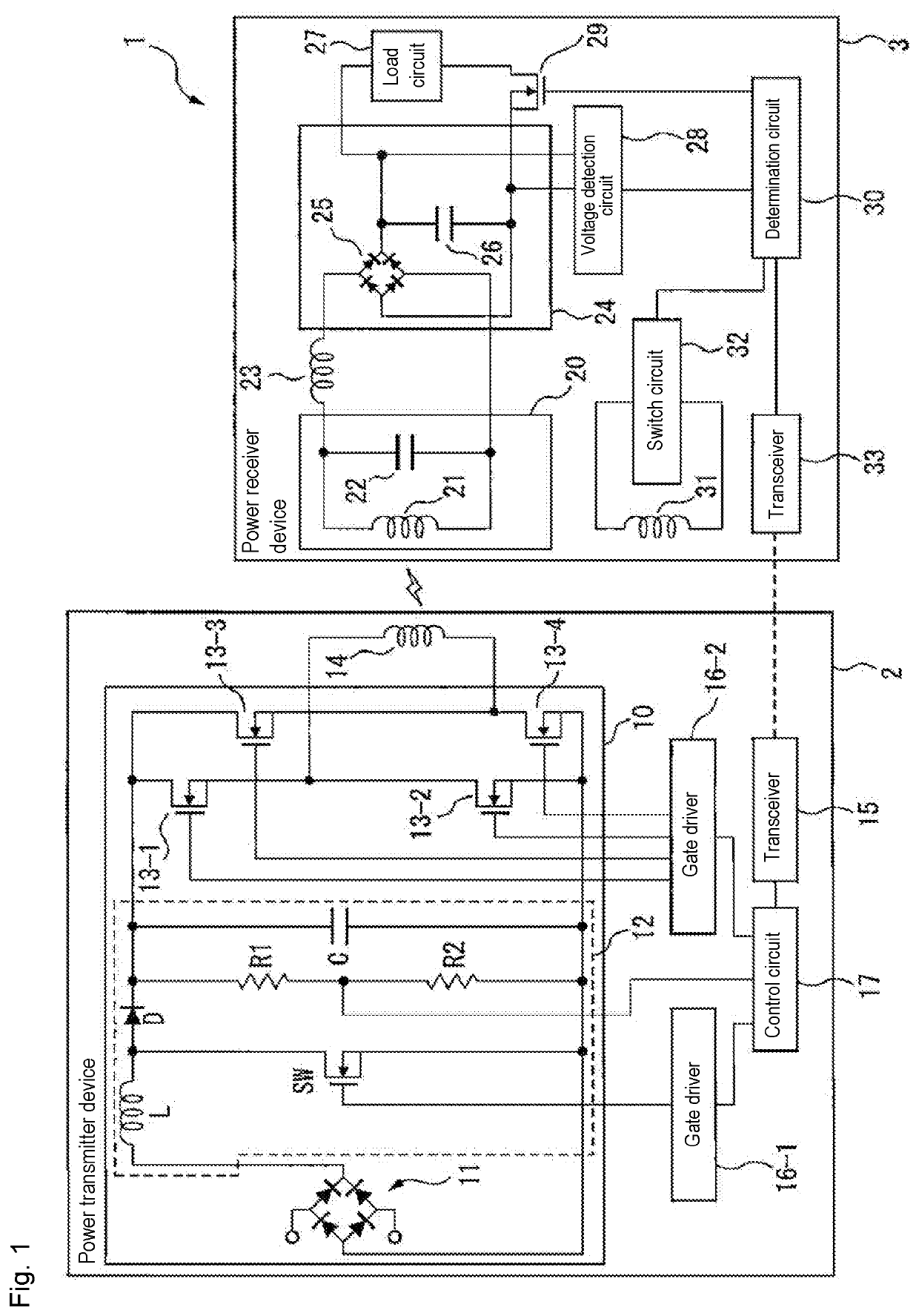 Noncontact power supply apparatus