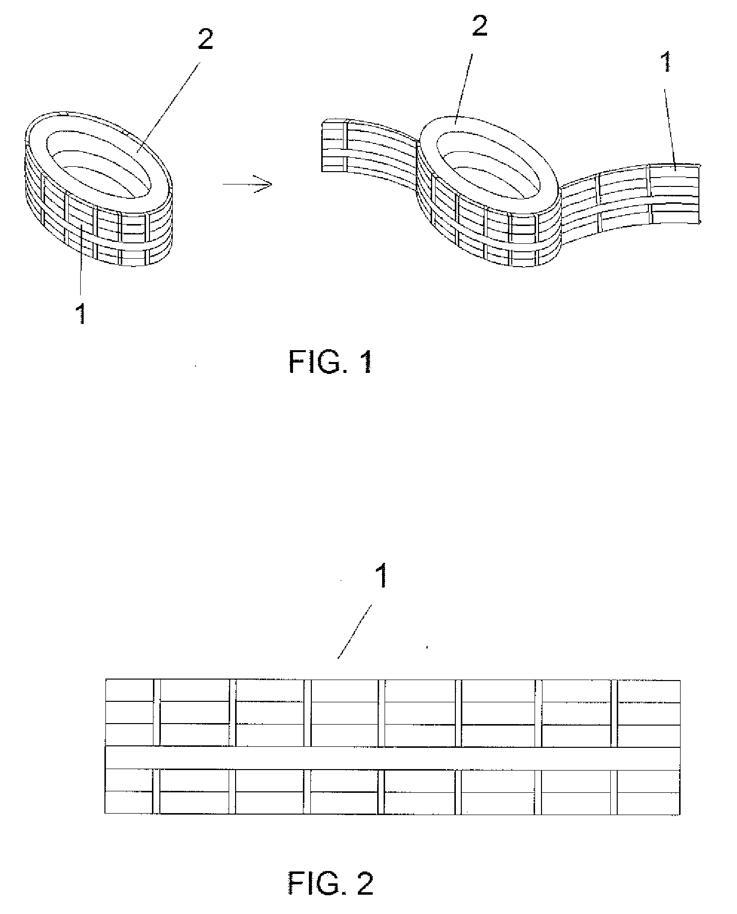 Process for closing orifices and/or protecting structures by reusing end-of-life tyres