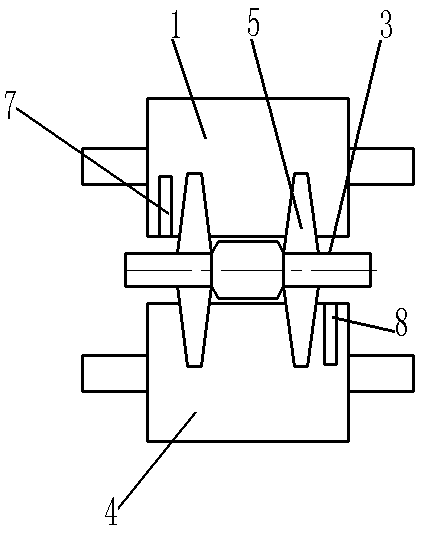 High-efficiency environment-friendly rolling production method for automobile shaft parts