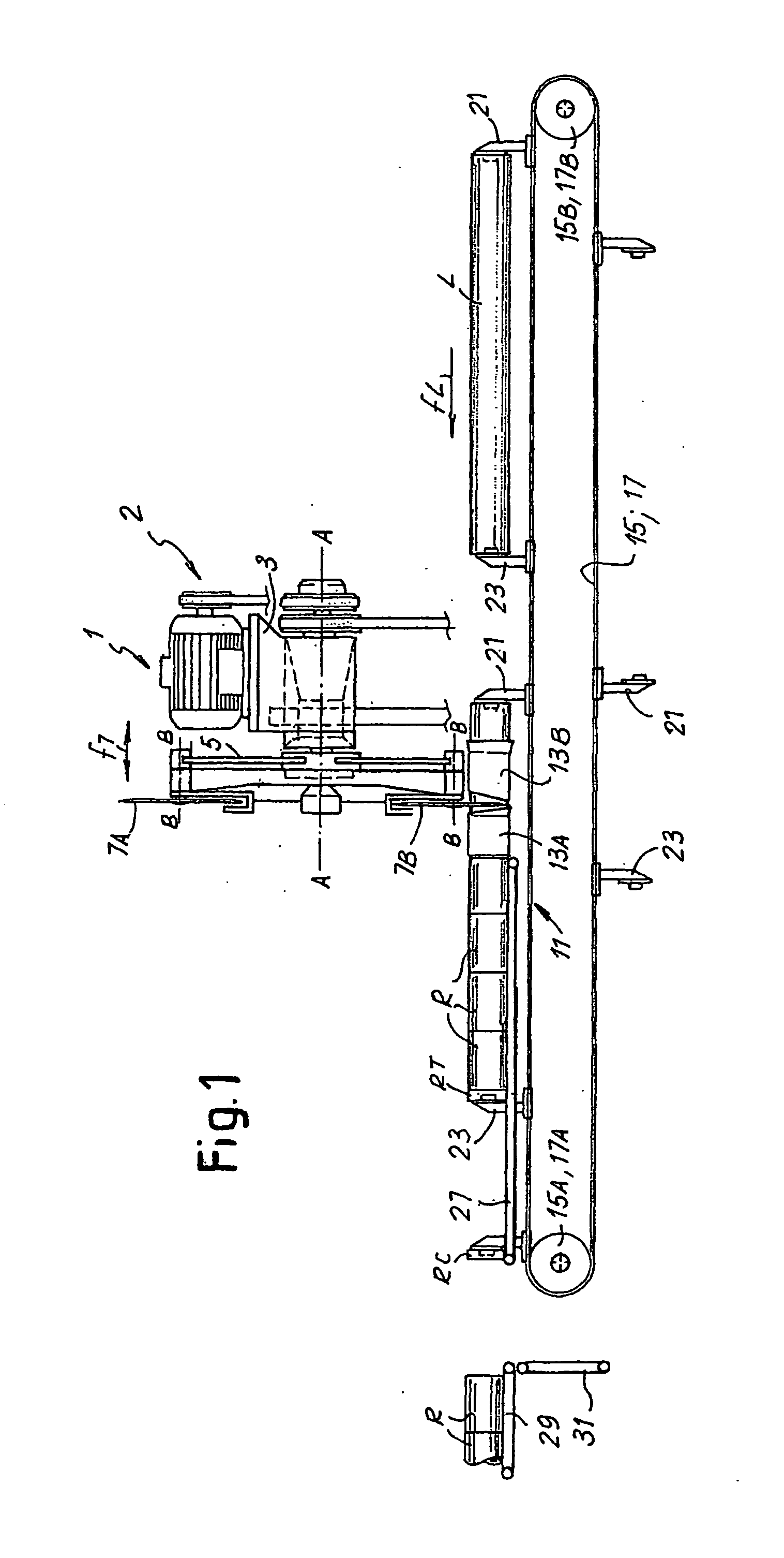 Machine for cutting web rolls