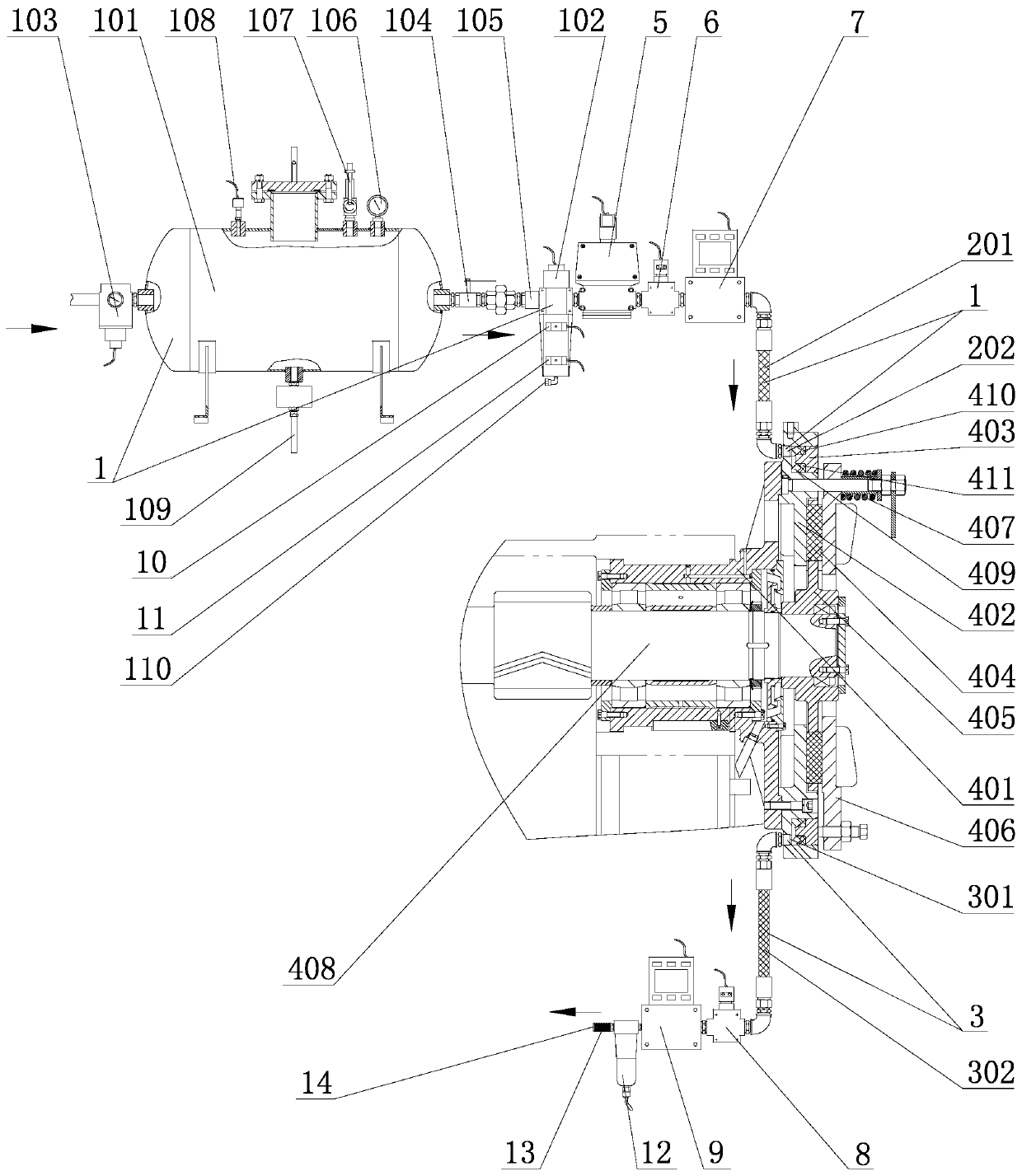 Mechanical press brake automatic measuring and controlling lubrication device