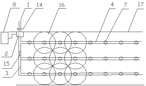 Intelligent spraying and curing device for concrete surface and control method thereof