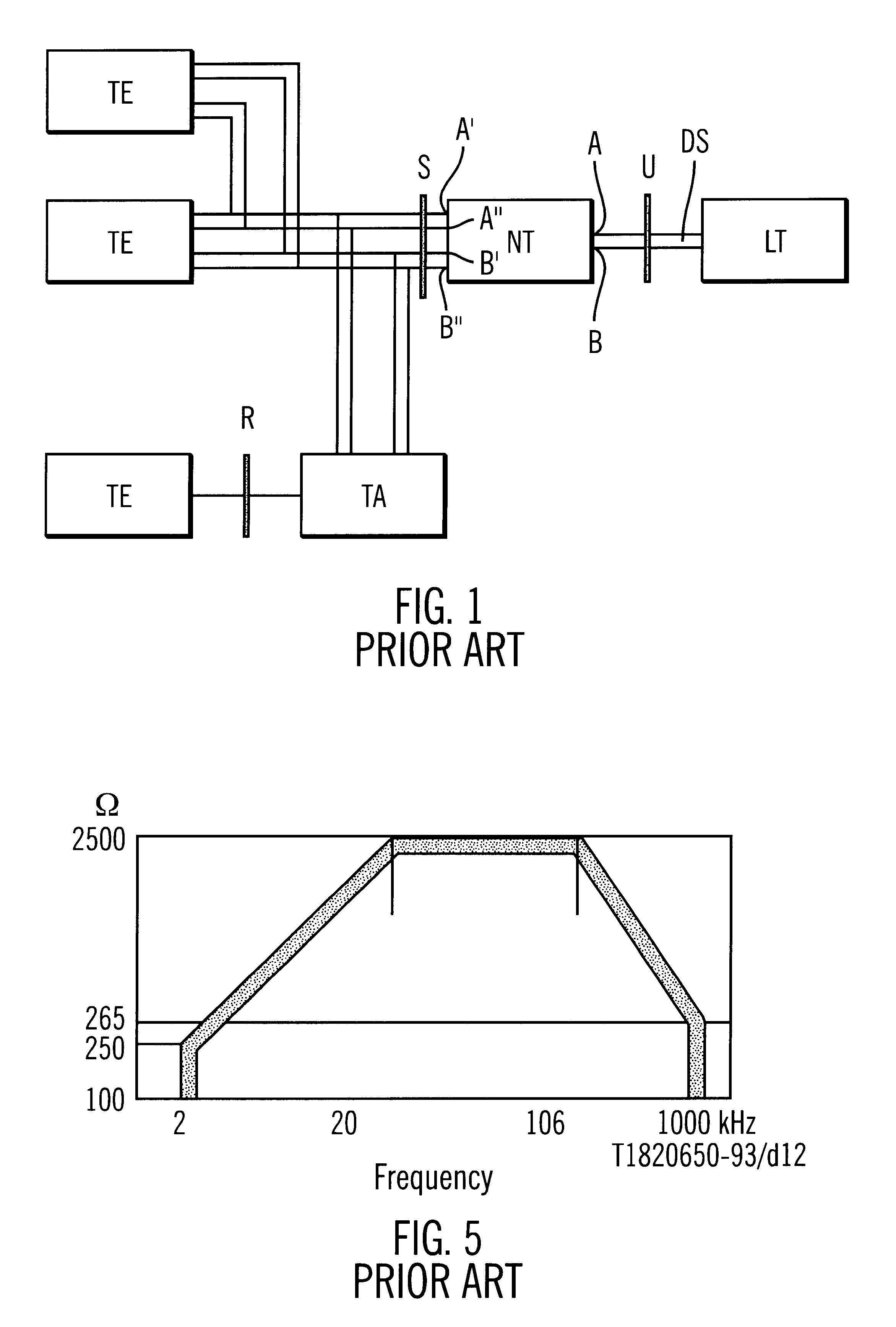 MOS transistors substitute circuit having a transformer/data interface function, particularly for ISDN networks and corresponding control and driving switch configuration