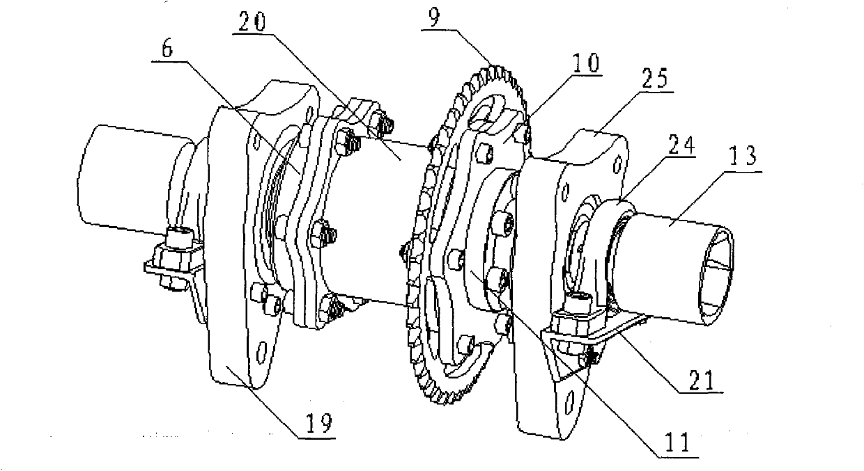 Power transmission device for Torsen differential