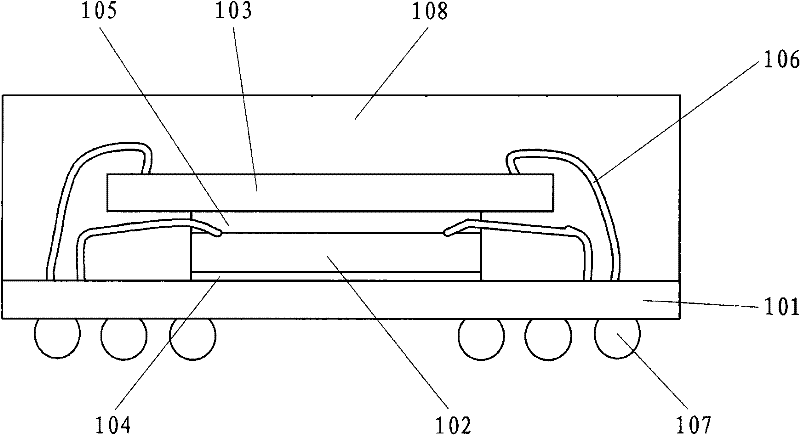 Packaging structure for ball grid array and manufacturing method for same