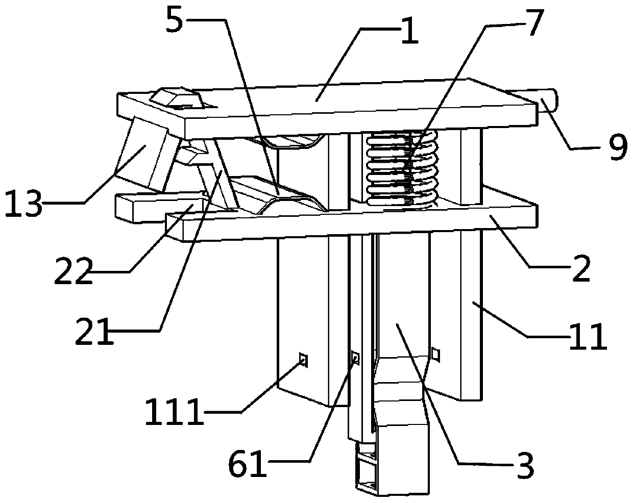 Self-locking type electrified lapping wire clamp