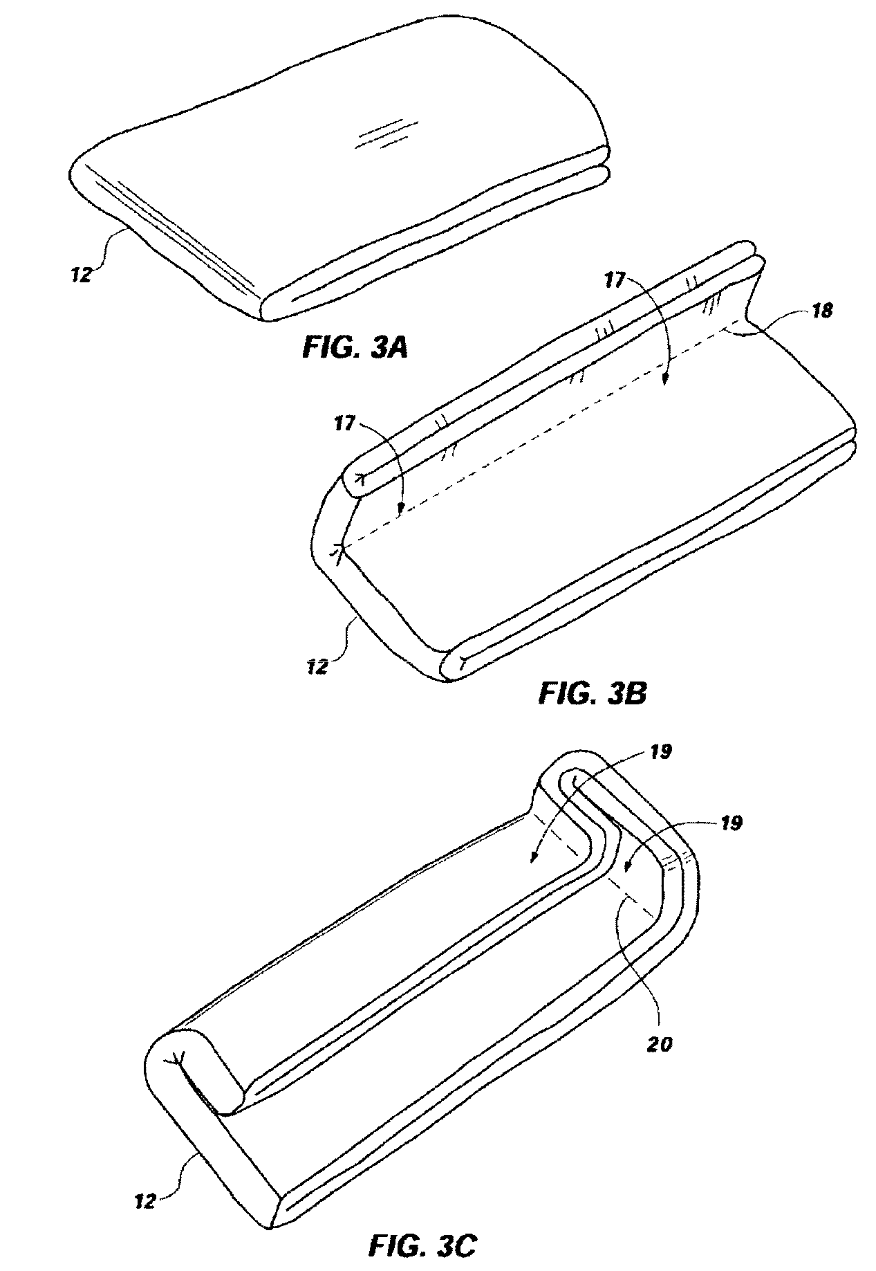 Vacuum-packing diaper at millibars of pressure