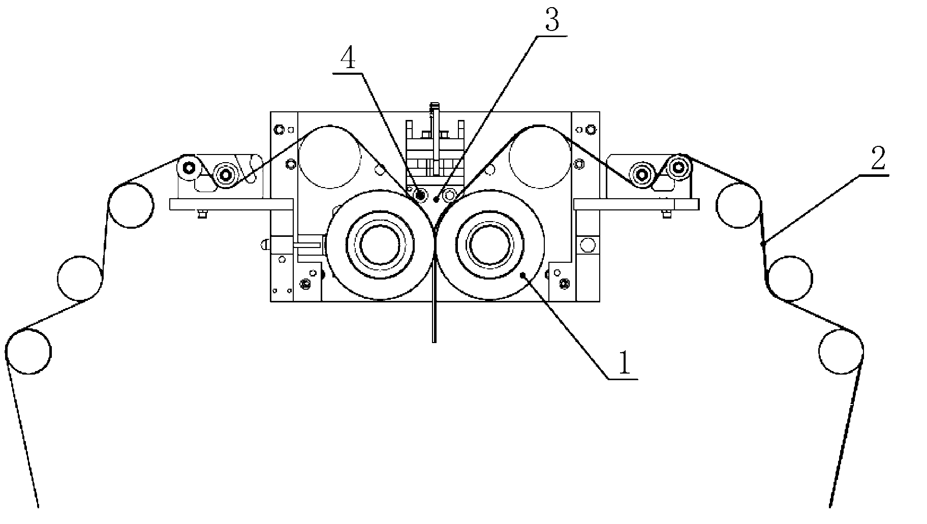 Water ring type injector heating device and capsule preparation system and use method thereof