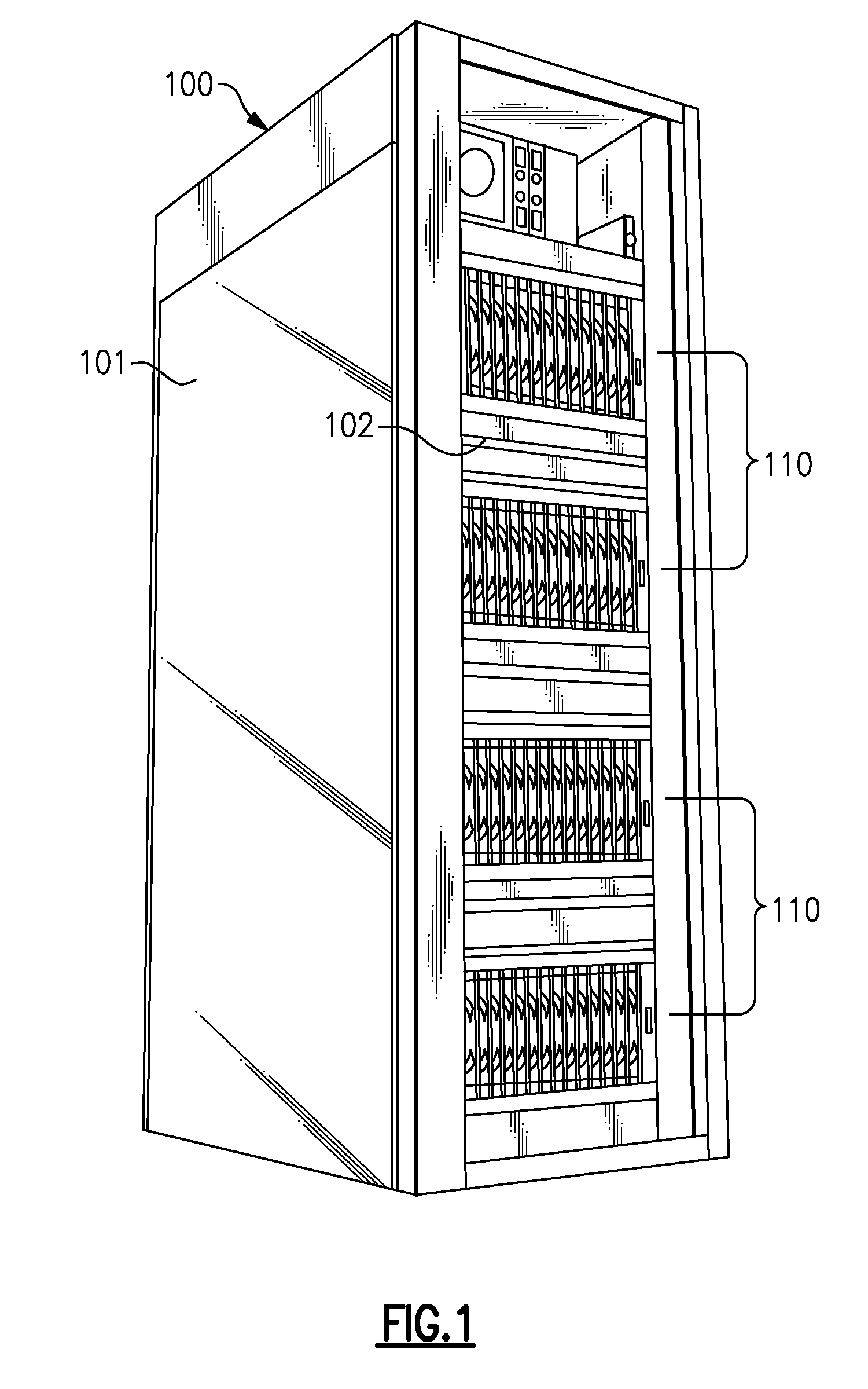 Hybrid immersion cooled server with integral spot and bath cooling