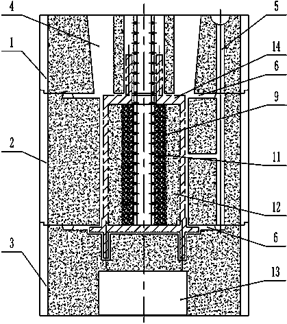 Pure copper conductor casting sand mold for transformer