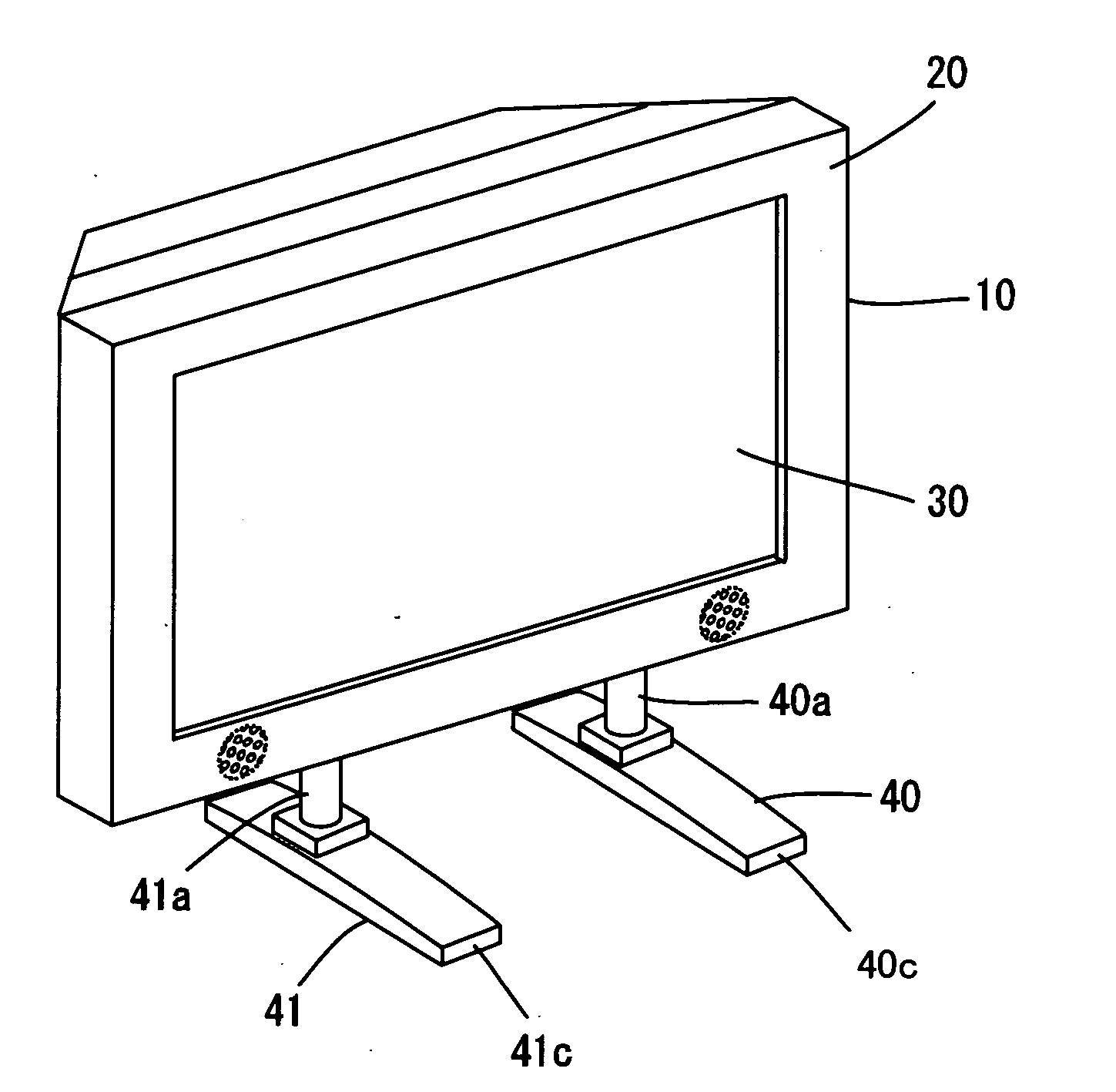 Panel-type television and plasma television