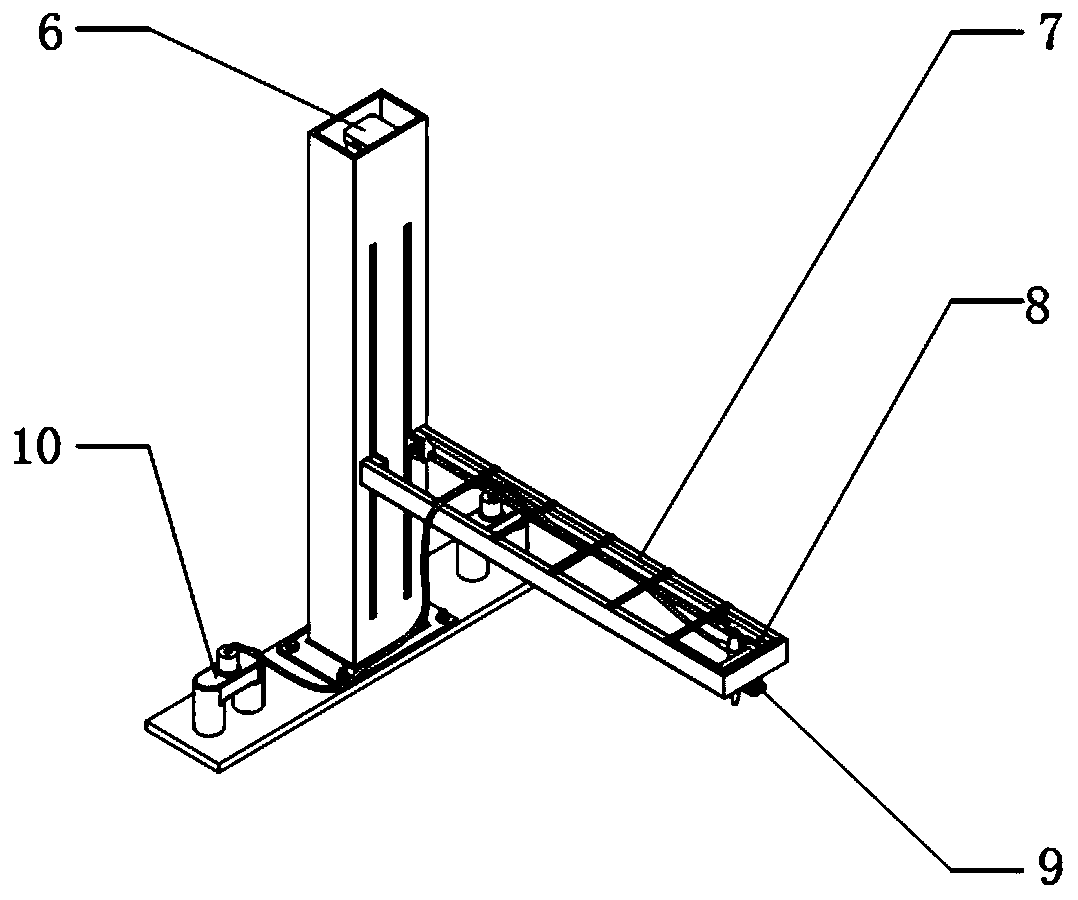 Normal-pressure spraying test table