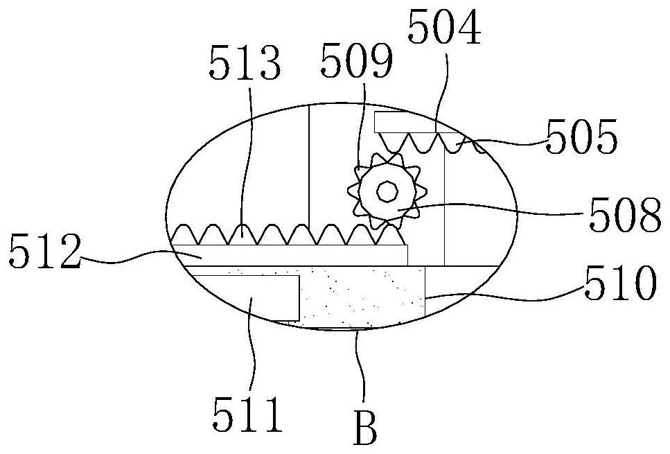 A fabric humidifying and dedusting device in the garment production process